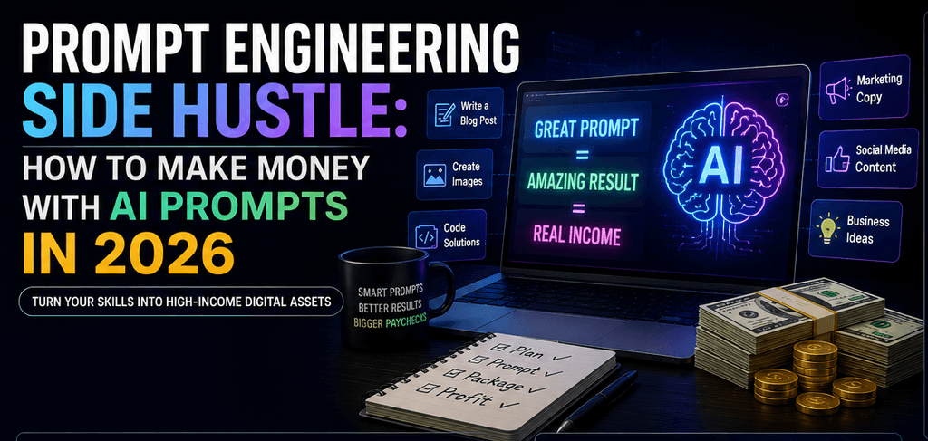 Prompt Engineering Side Hustle: How to Make Money With AI Prompts in 2026